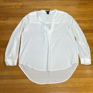 White Long Sleeve Blouse